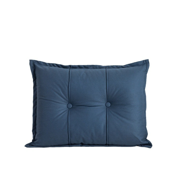 Special Offer Solid Color Technology Fabric Bed Bedside Cervical Support Pillow Foreign Trade Pillow with Insert Bedding Wholesale