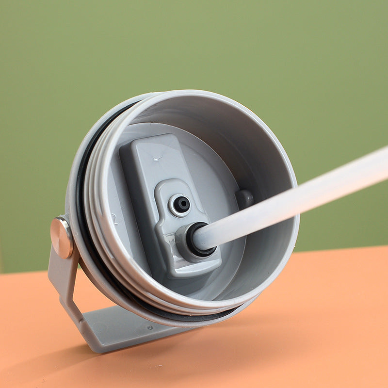 Large Capacity 304 Stainless Steel Insulated Cup with Straw, Portable Ice Cup for Outdoor and Car Use