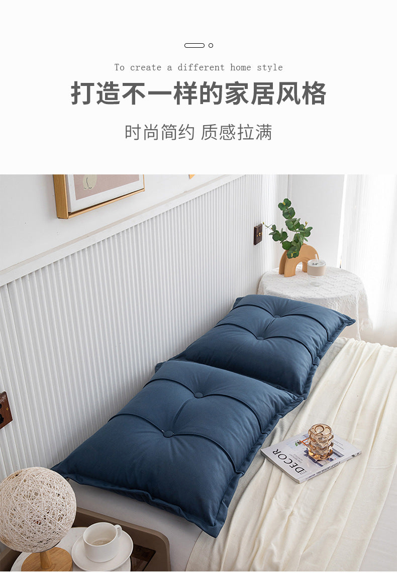 Special Offer Solid Color Technology Fabric Bed Bedside Cervical Support Pillow Foreign Trade Pillow with Insert Bedding Wholesale