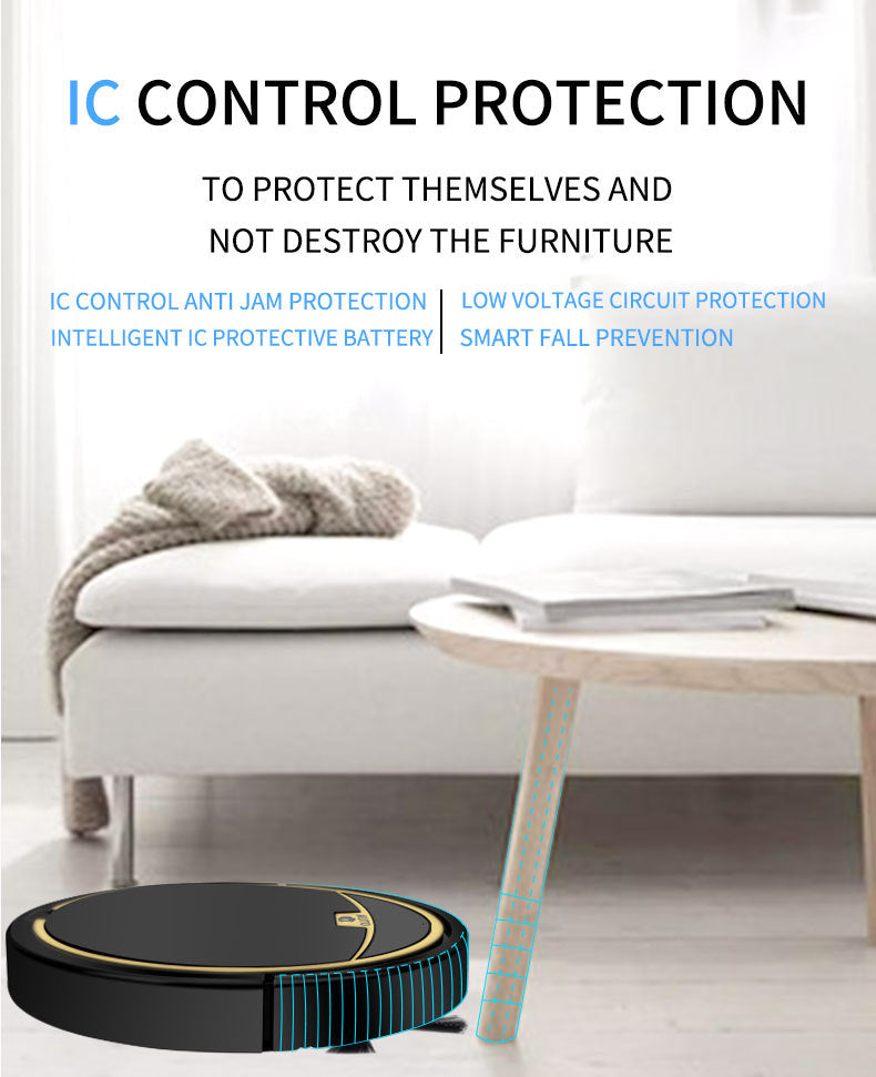 Budget Robot Cleaner - 2800Pa Wireless Vacuum Mop, 90min Runtime, APP Control with Water Tank | Free Shipping & Local Warranty,Pembersih Lantai Auto.