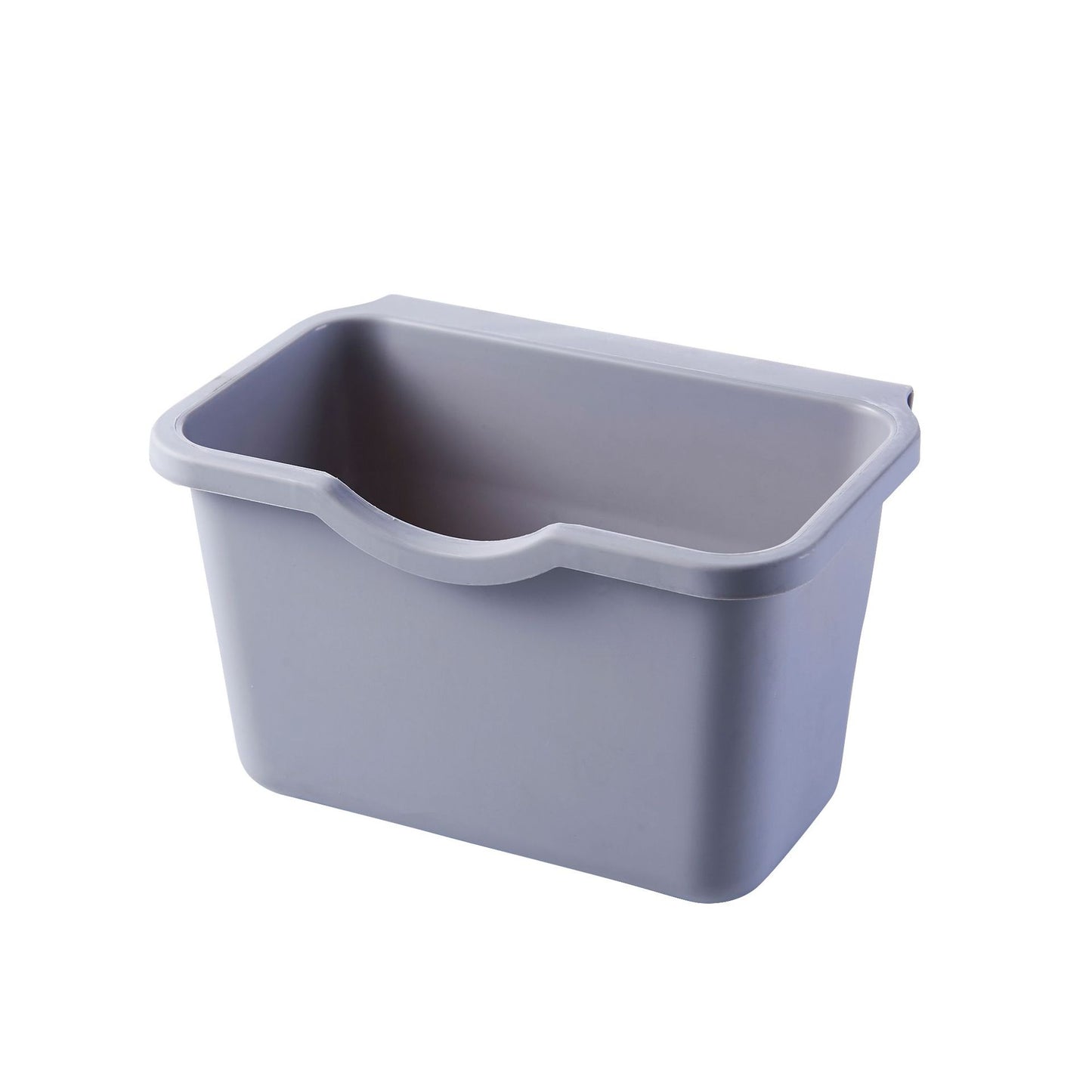 Kitchen Mini Garbage Wall-Mounted Storage Box Cabinet Door Hanging Square Plastic Desktop Trash Bin Small Size Household