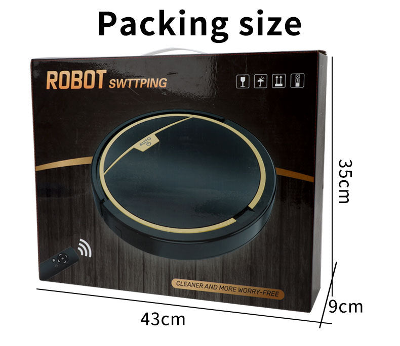 Budget Robot Cleaner - 2800Pa Wireless Vacuum Mop, 90min Runtime, APP Control with Water Tank | Free Shipping & Local Warranty,Pembersih Lantai Auto.