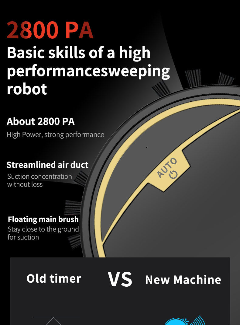 Budget Robot Cleaner - 2800Pa Wireless Vacuum Mop, 90min Runtime, APP Control with Water Tank | Free Shipping & Local Warranty,Pembersih Lantai Auto.