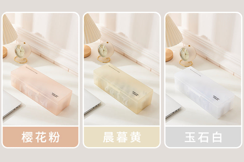 Data Cable Organizer Box Power Charging Cable Mobile Phone Charger Plug Organizer Desktop Cable Management Box Winder